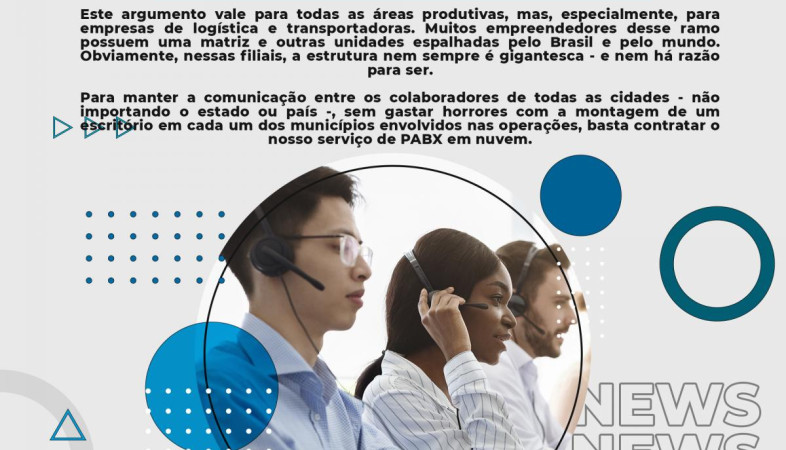 [Tenha um único PABX em nuvem para todas as suas filiais]