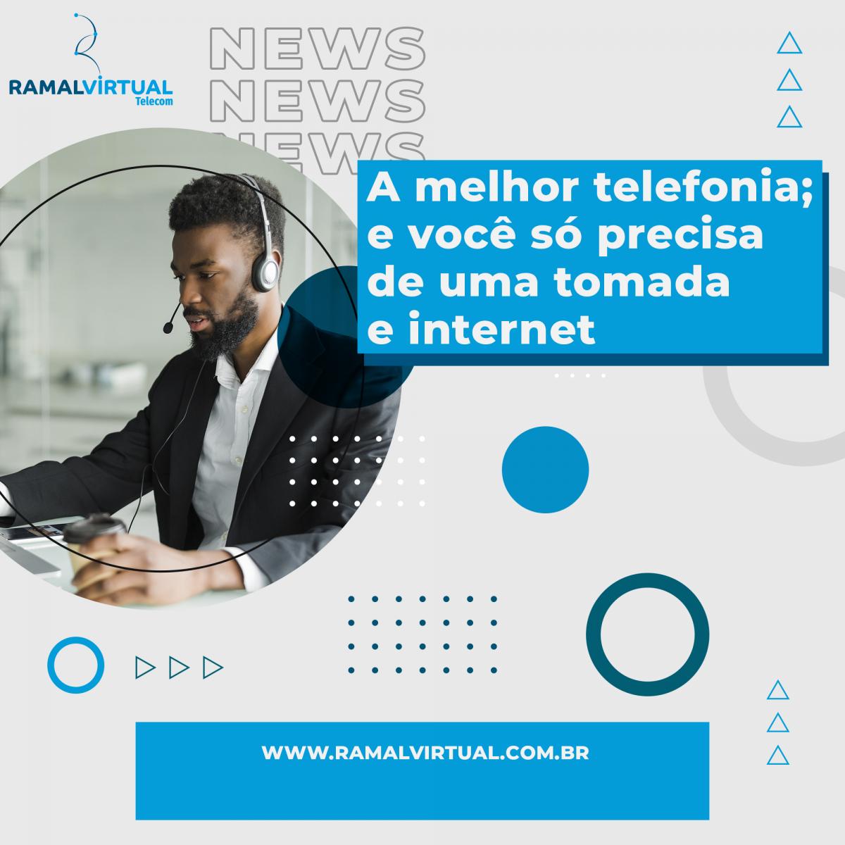 [A melhor telefonia; e você só precisa de uma tomada e internet]
